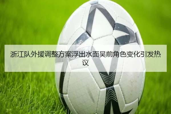 浙江队外援调整方案浮出水面吴前角色变化引发热议 | hth.cnapp